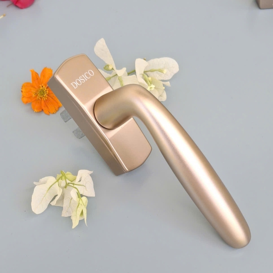 Tay cửa sổ - Tròn - Champange